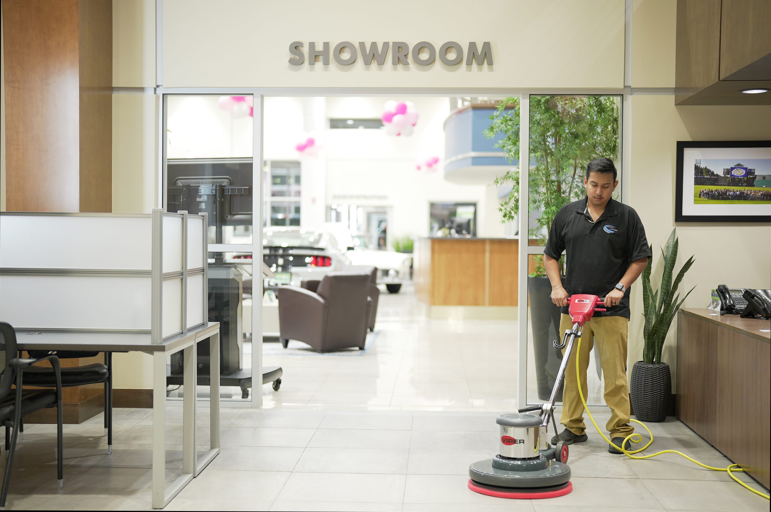 Auto Dealerships Floor Cleaning and Restoration