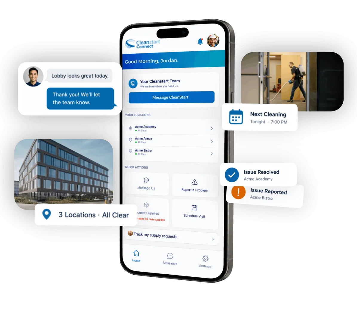 Cleanstart Connect App